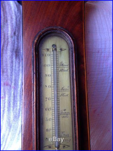 Antique Barometer C G Gerletti Glasgon Gladgow 1832 glascow