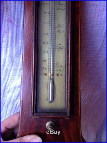 Antique Barometer C G Gerletti Glasgon Gladgow 1832 glascow