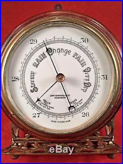 Antique Barometer JOHN BARKER & CO Kensington England