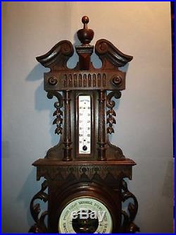 Antique Barometer/Thermometer