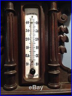 Antique Barometer/Thermometer