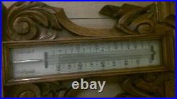 Antique Barometer and Thermometer