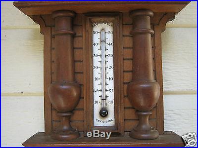Antique Barometer and Thermometer Body