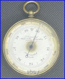 Antique Barometer by L. Casella Maker to the Admiralty & Ordnance London Co Antique Barometer by L. Casella Maker to the Admiralty & Ordnance London Co