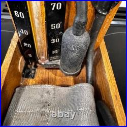 Antique Baumanometer Blood Pressure Kit Aneroid Sphygmomanometer Medical US Army