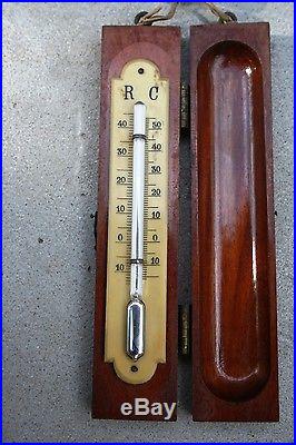 Antique Boxed Traveller's Thermometer, c. 1920