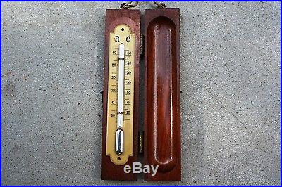 Antique Boxed Traveller's Thermometer, c. 1920