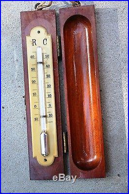 Antique Boxed Traveller's Thermometer, c. 1920
