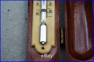 Antique Boxed Traveller's Thermometer, c. 1920