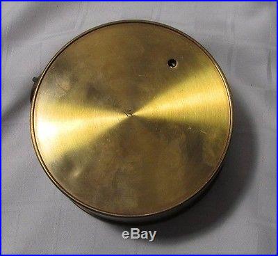 Antique Brass 1916 WWI COMPENSATED ANEROID BAROMETER No. 1318 by T Wheeler