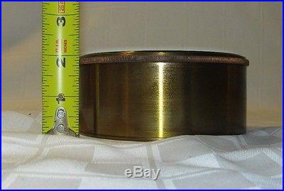 Antique Brass 1916 WWI COMPENSATED ANEROID BAROMETER No. 1318 by T Wheeler