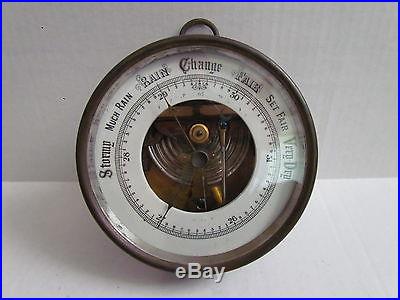 Antique Brass Barometer