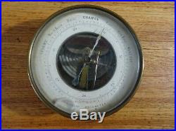 Antique Brass Holosteric Barometer PBHN John Wanamaker