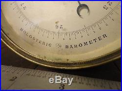 Antique Brass PHBN Holosteric'STANDARD' Barometer