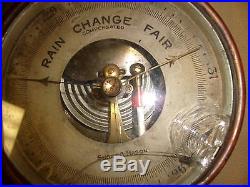 Antique Brass Short & Mason SM Barometer OLD ONE copper