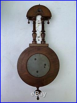 Antique Carved Barometer 1800s England