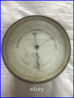 Antique Charles C Hutchinson Boston Aneroid Barometer Made In France 19th C