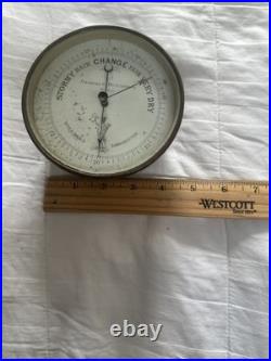 Antique Charles C Hutchinson Boston Aneroid Barometer Made In France 19th C