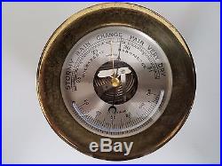 Antique Chelsea Brass Holosteric Barometer (serial # 12 61)