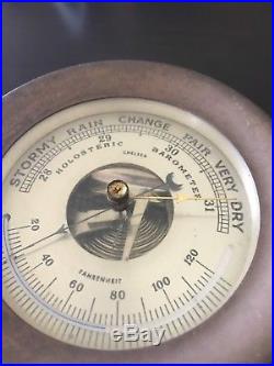 Antique Chelsea Brass Holosteric Barometer (serial # 5 58)