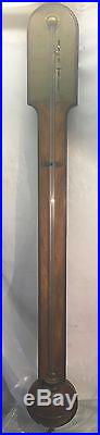 Antique Circa 18th Century Dolland London England Wood Stick Barometer