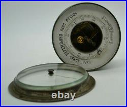 Antique Collectible Barometer Imperial Wooden Russian Empire Measuring Device