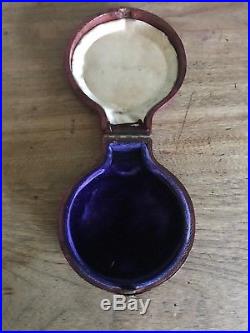 Antique Compensated Pocket Barometer JJ Hicks London With Original Leather Case J