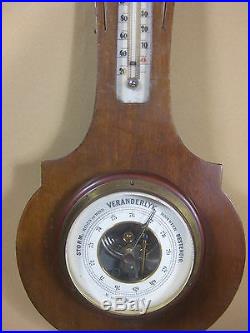 Antique Dutch Barometer Weather Station
