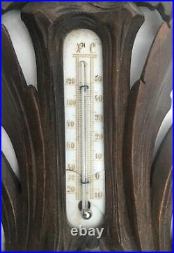 Antique Dutch Black Forest weather barometer, VERANDERLYK. SHIPS FREE