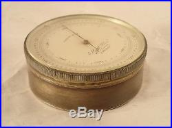 Antique ELLIOTT BROS Brass Cased Field Engineering Surveying Barometer Altimeter