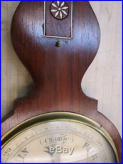 Antique Early London S Pelzini Banjo Barometer