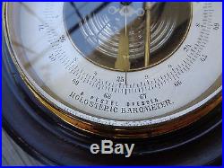 Antique Ebonized B Pestel Dresden Germany Holosteric Barometer Thermometer