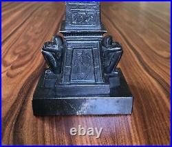 Antique Egyptian French Luxor Temple Obelisk Thermometer Reaumur Scale