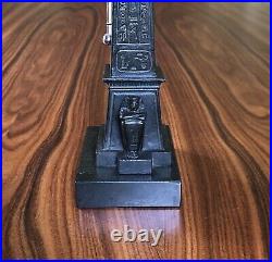 Antique Egyptian French Luxor Temple Obelisk Thermometer Reaumur Scale