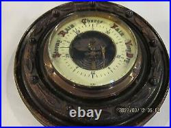 Antique English Aneroid Barometer