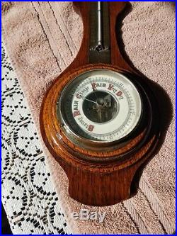 Antique English Barometer and Thermometer In very good Condition