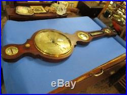 Antique English Oak Barometer