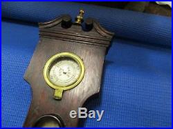 Antique English Oak Barometer