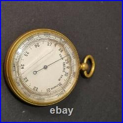 Antique English Pocket Barometer circa 1930s