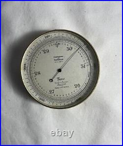 Antique English Short and Mason Tycos Pocket Barometer/Altimeter Untested