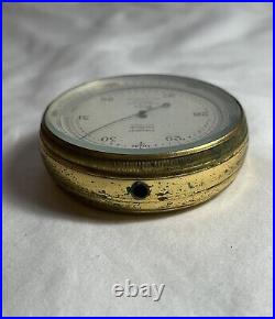 Antique English Short and Mason Tycos Pocket Barometer/Altimeter Untested