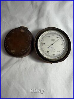 Antique English Short and Mason Tycos Pocket Barometer/Altimeter Untested
