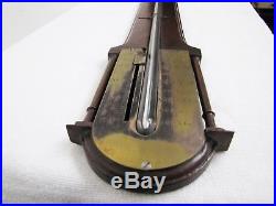 Antique English Victorian Mahogany Stick Barometer Unknown Maker