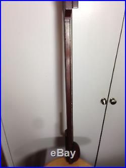 Antique English Walnut Stick Barometer