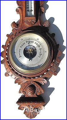 Antique English barometer