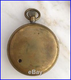 Antique F. Barker & Son Pocket Barometer Cased