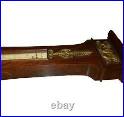 Antique France Barometer Weather Station Barometer Thermometer Signed Antique France Barometer Weather Station Barometer Thermometer Signed