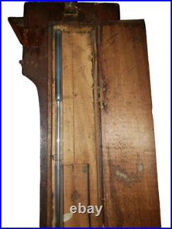 Antique France Barometer Weather Station Barometer Thermometer Signed Antique France Barometer Weather Station Barometer Thermometer Signed