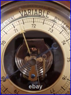 Antique French Aneroid Barometer Dr. Agnès Amiens c. 1900 17cm Antique French Aneroid Barometer Dr. Agnès Amiens c. 1900 17cm