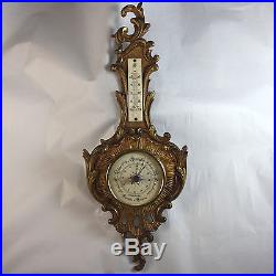 Antique French Bronze Barometer